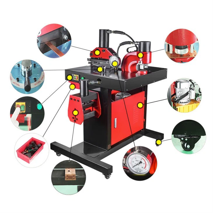 Combined Type 3-in-1 Busbar Processing Machine